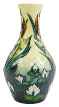 A Moorcroft pottery vase, decorated in the Lamia pattern, designed by Rachel Bishop, impressed and p