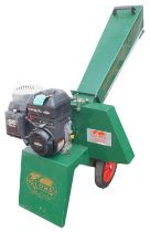 A garden shredder, with Briggs and Stratton Intek 206 engine and globe casing.