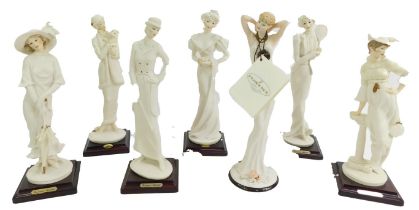 A group of Florence by Giuseppe Armani resin figures, to include Again, Lady River, etc. (1 tray)