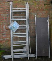 A scaffold tower/garden platform.