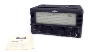 An Eddystone Communications receiver, model 680X, 21cm high, 42cm wide, 32cm deep, with instruction