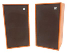 A pair of Wharfdale Linton XP3 speakers.