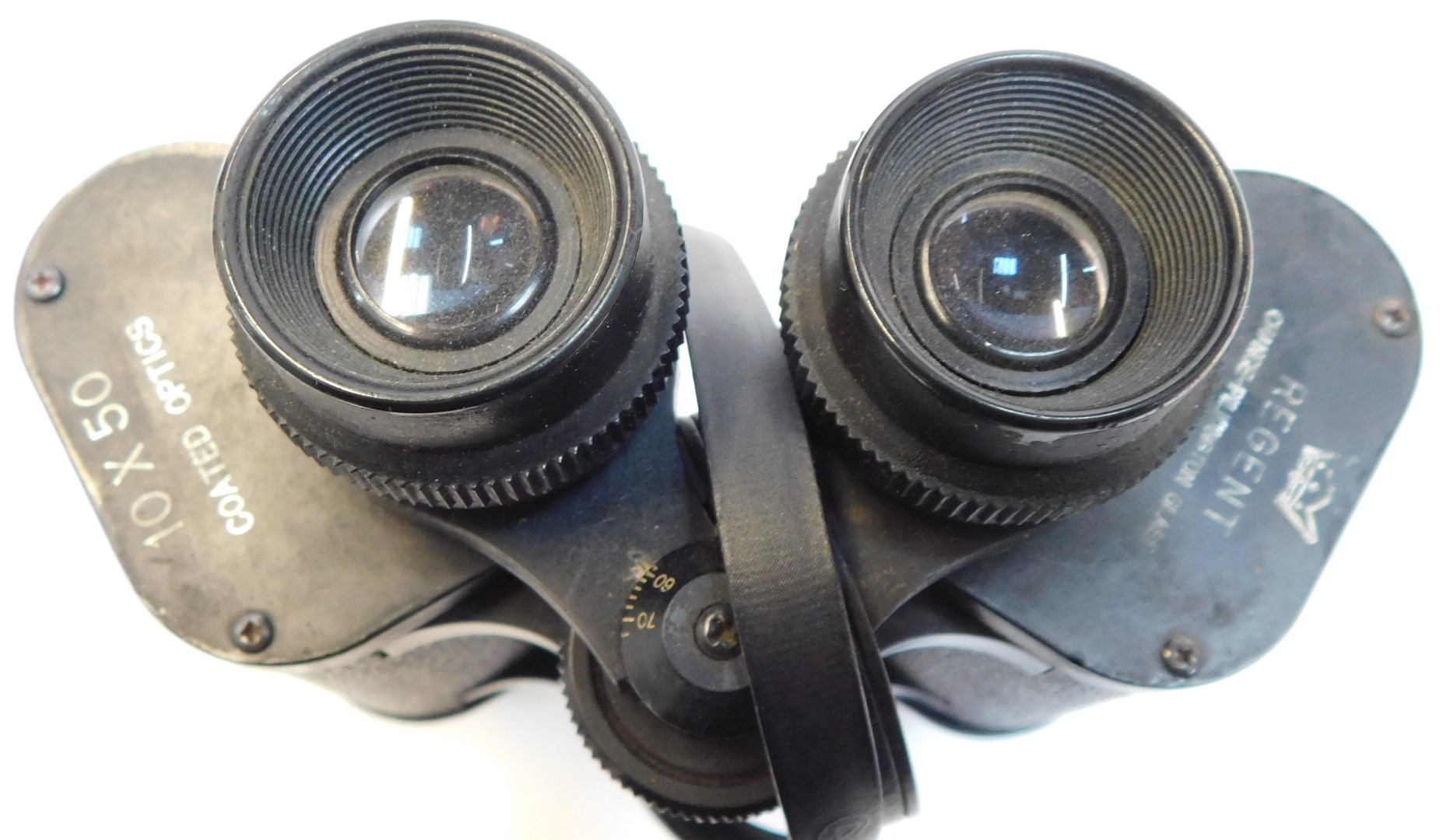 A pair of Regent 10x50 binoculars, in leather case. - Image 2 of 3