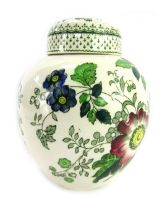A Masons ironstone Paynsley pattern ginger jar and cover, printed marks, 18cm high.