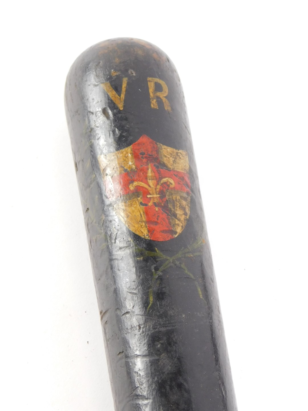 A Lincoln City ebonised Victorian truncheon, 42cm long. - Image 2 of 3