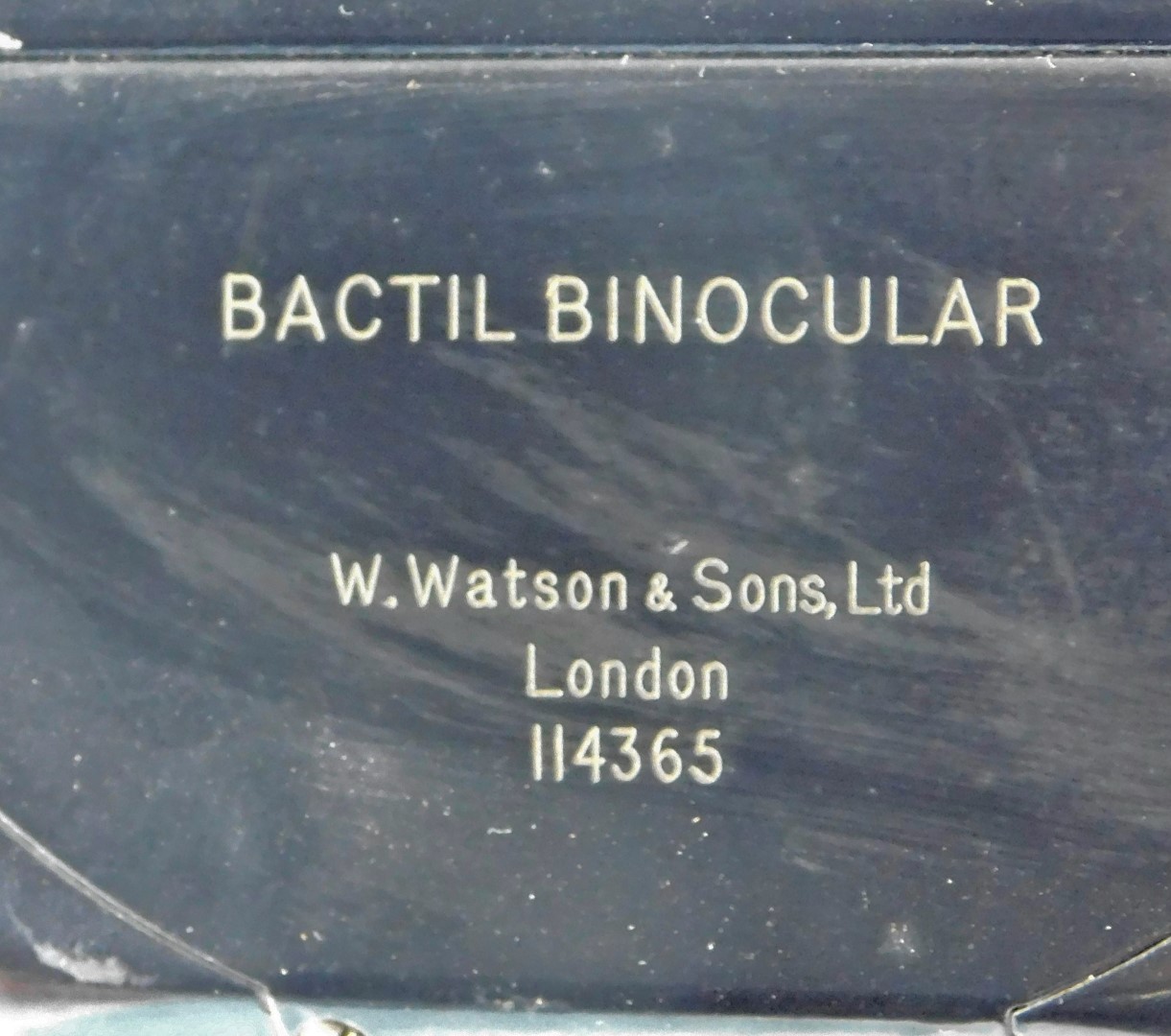 A Watson's binocular microscope, lacking some fittings, in mahogany case, the case 46cm high. - Image 2 of 7