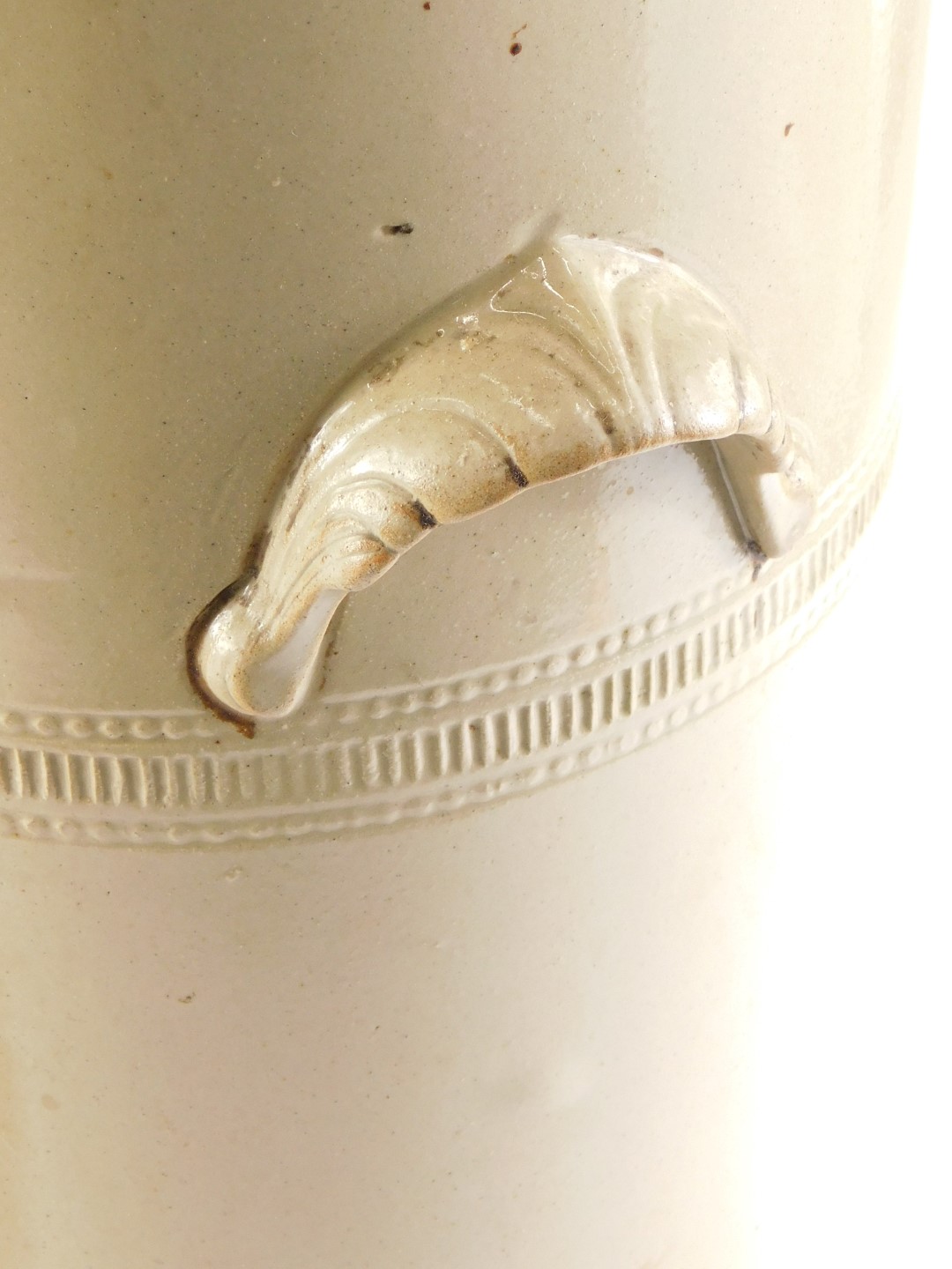 A Pasteur (Chamberland) stoneware water filter, with associated lid, 47cm high. - Image 2 of 3