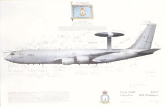 Withdrawn Pre-Sale by Vendor - A print of Sentry AEW1 8 Squadron from RAF Waddington,