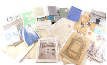 A quantity of ephemera, to include The Royal Walking magazine, sheet music, promotional book for Lep