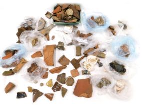 A quantity of archaeological finds related to Brayford House, Fen Lane, East Keel, Lincolnshire, con