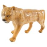 A Beswick large lioness, 16cm wide.