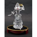 A Swarovski crystal figure group, The Masquerade Columbine, annual edition for 2000, boxed on pedest