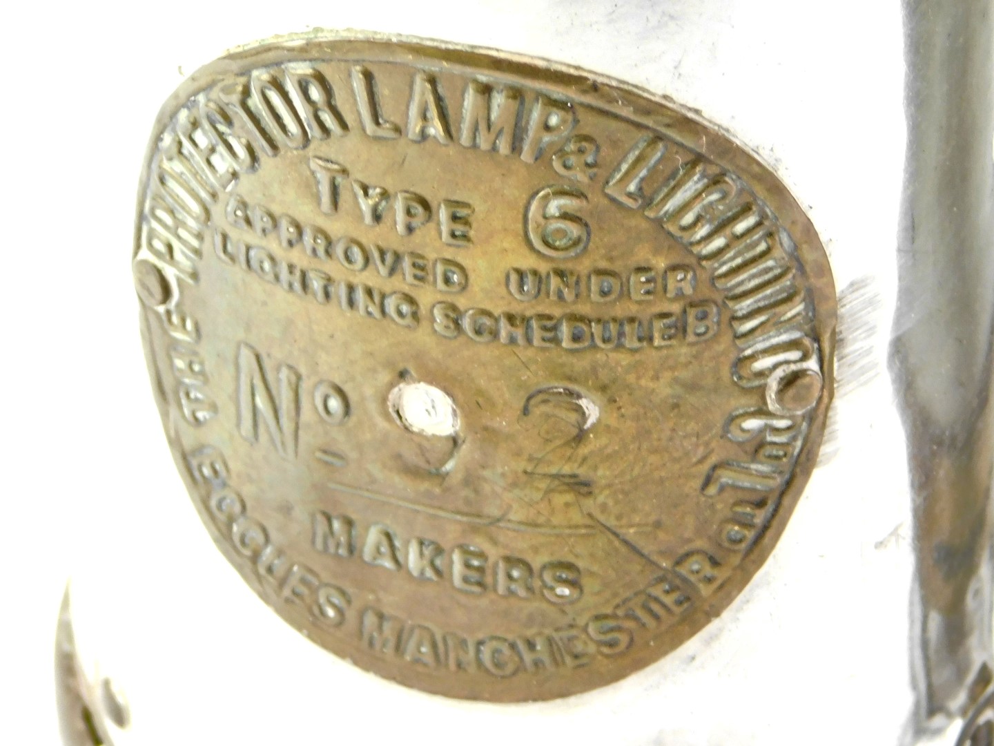 Two miner's lamps, comprising one Protector Lamp and Lighting Company, type 6 number 2, with swing h - Image 2 of 3