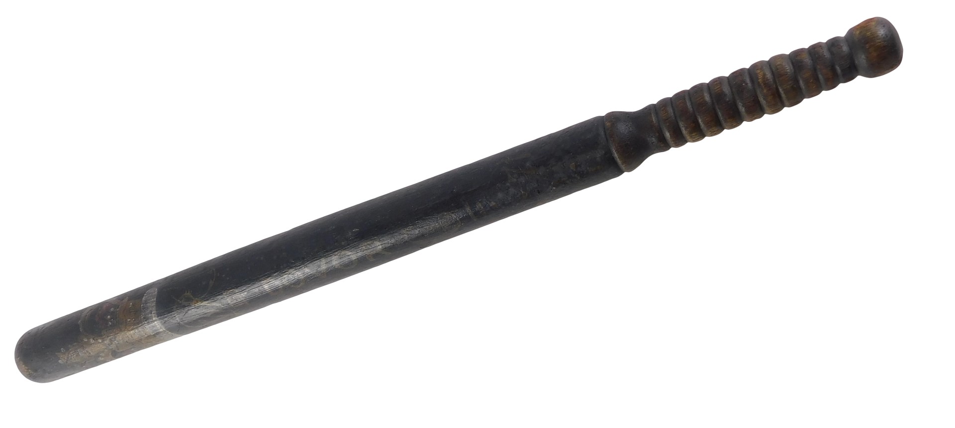 A William IV Kent police truncheon, numbered 71, and Dovor, 57.8 cm long.