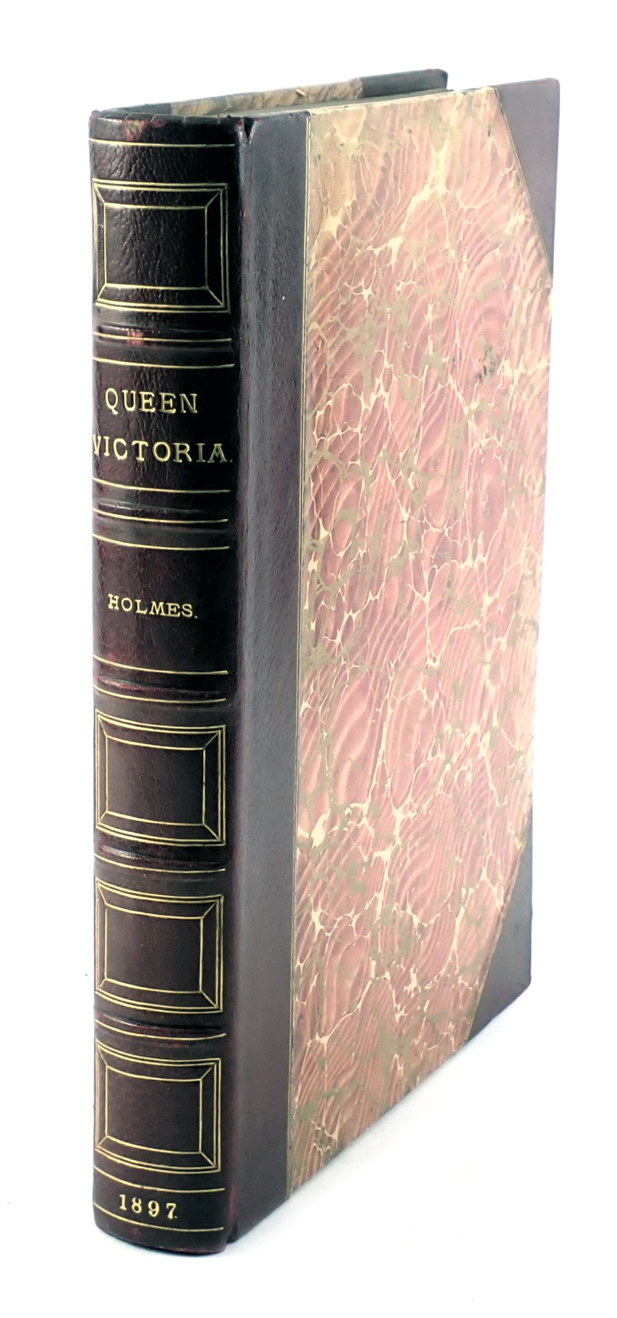 Holmes (Richard R). Queen Victoria, published by Boussod, Valadon & Co 1897, in leather binding with
