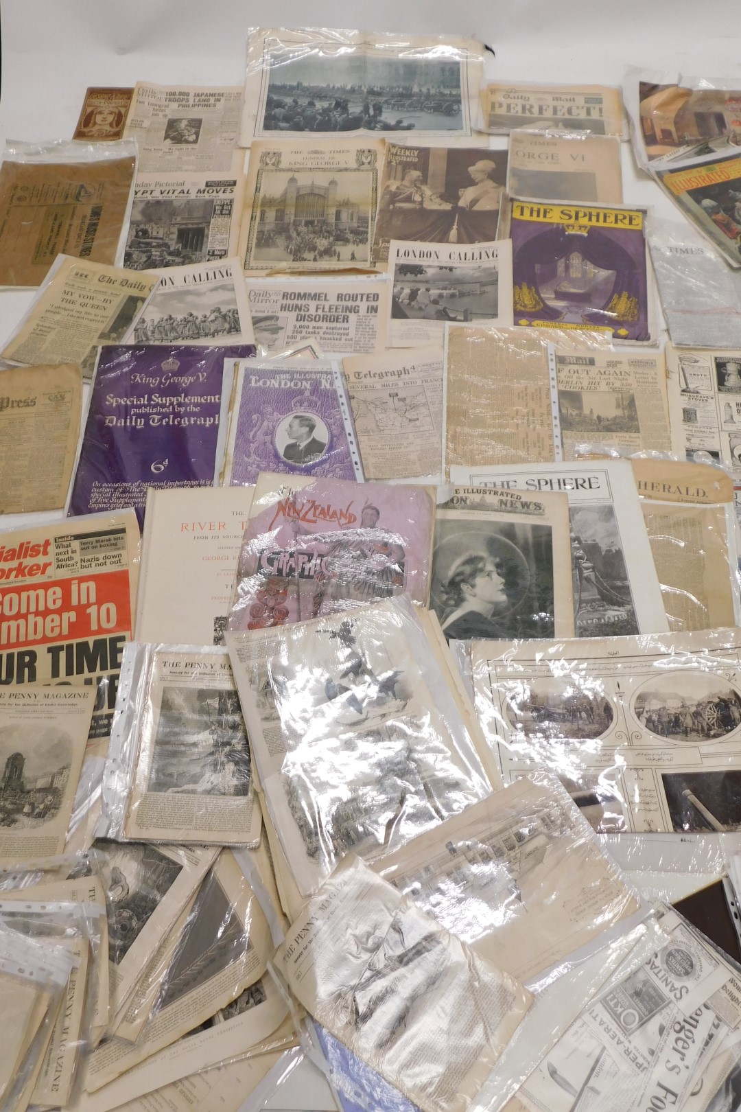 Ephemera, comprising Daily Mail, newspapers, newspaper cuttings, and Callings from the WWII years, a - Image 3 of 3