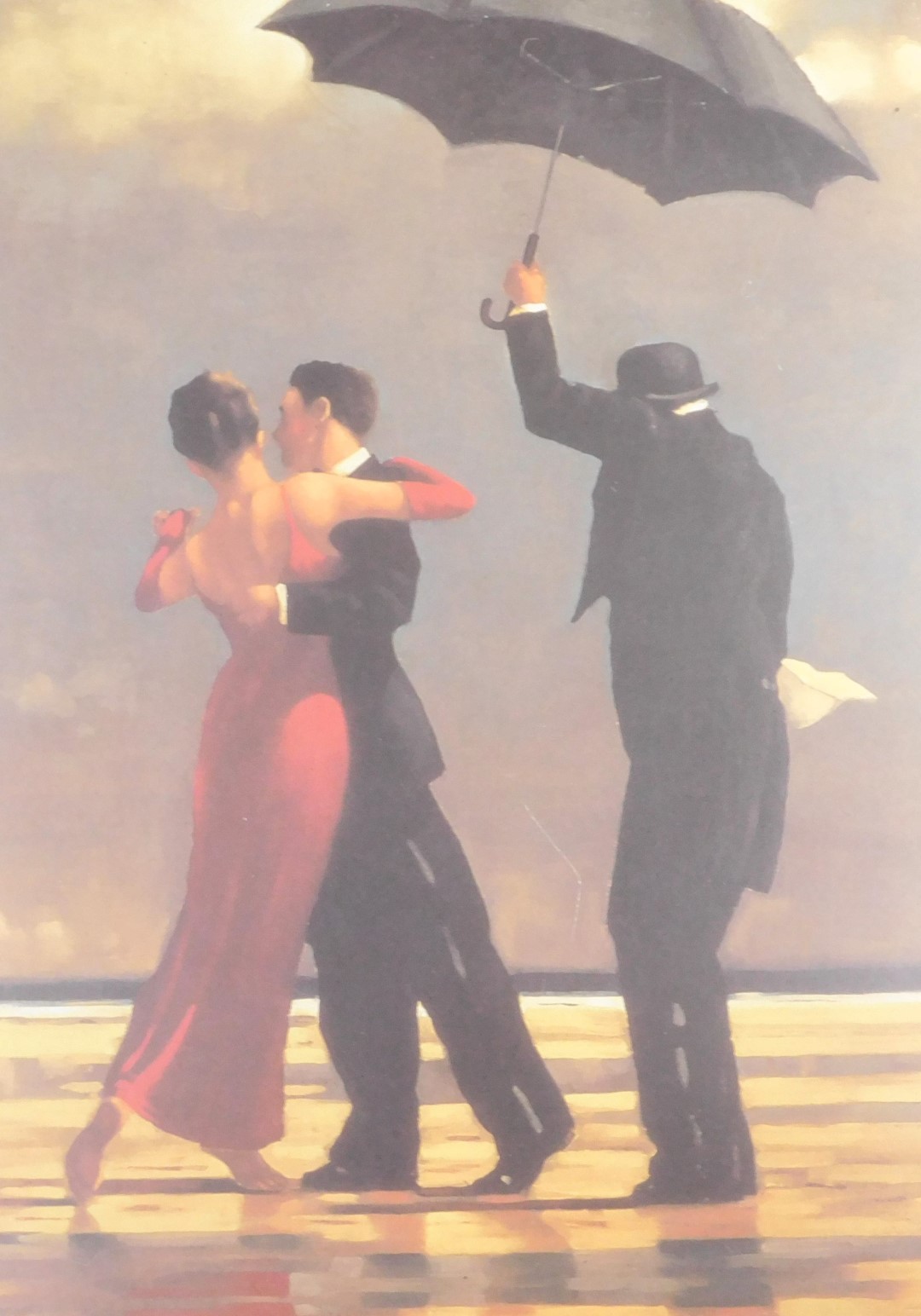 Various Jack Vettriano coloured prints, a nude indistinctly signed Suzanne Lee, etc. - Image 9 of 11