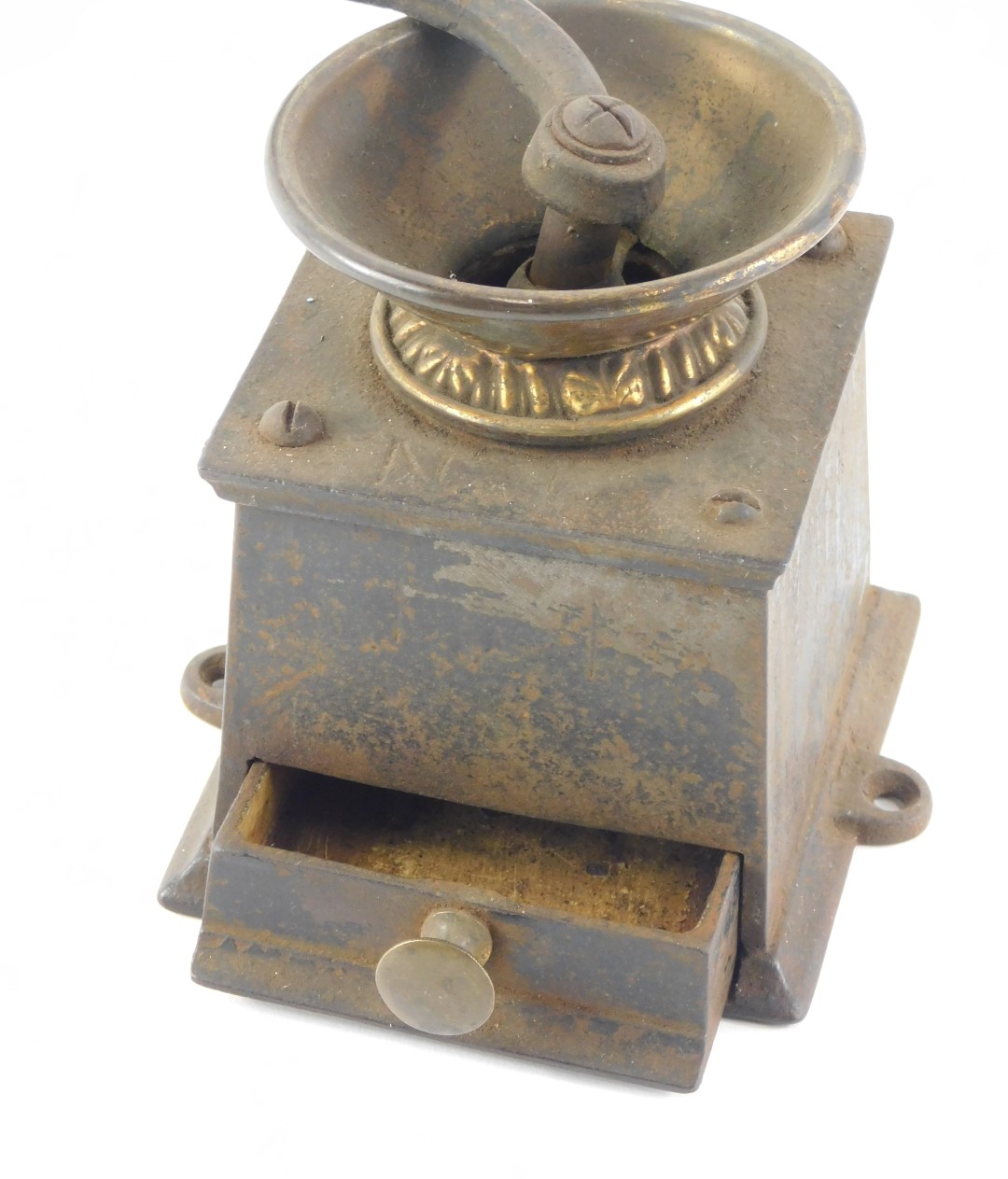 A coffee mill grinder, 13cm high. - Image 2 of 3