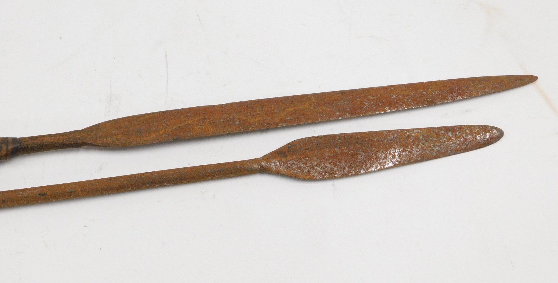 Two 19thC Zulu spears or assegai. - Image 2 of 4