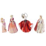 Royal Doulton figures, comprising Royal Doulton Archives Bather's Collection Lido Lady, Bess, Karen,