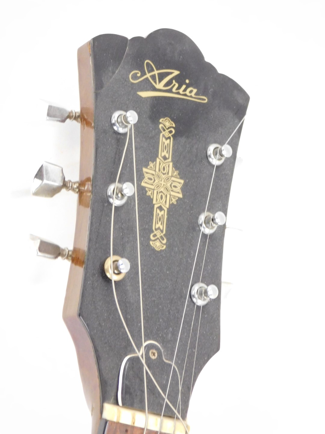 A John Pearse Aria Jumbo Model 3101 electro acoustic guitar. - Image 5 of 9