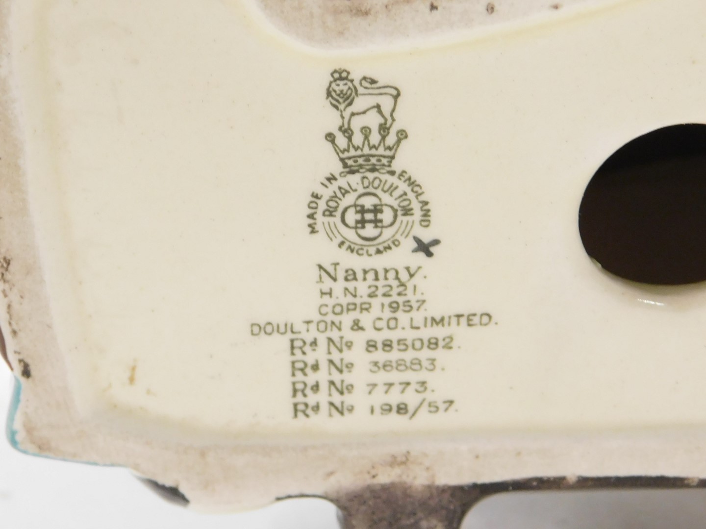 A Royal Doulton porcelain figurine Nanny, HN2221. - Image 2 of 2