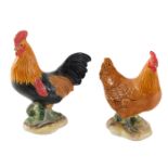 A John Beswick model of a cockerel and a chicken. (AF)
