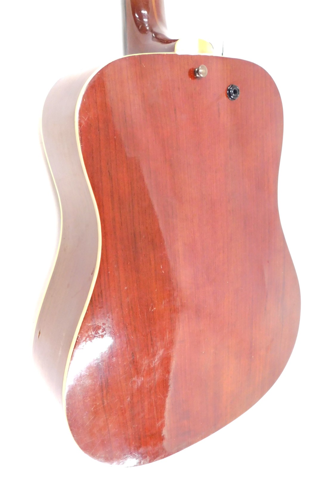 A John Pearse Aria Jumbo Model 3101 electro acoustic guitar. - Image 8 of 9