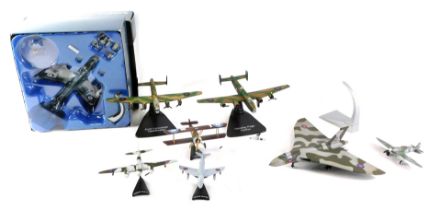 Various diecast aeroplanes.