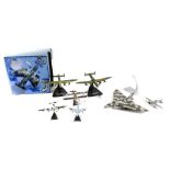 Various diecast aeroplanes.