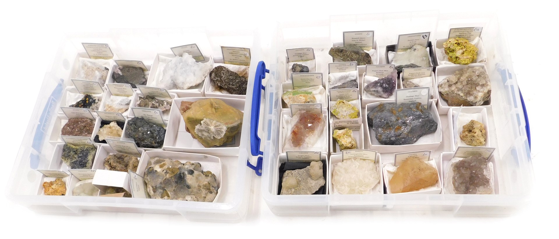 A quantity of mineral samples, etc. (2 boxes)