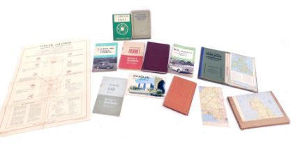 Miscellaneous ephemera, to include Daily Express Road Book, with maps, MG Magnet manual, manual for