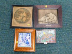 A small group of prints, comprising maple framed photograph, Everybody loved by Someone, a Chorus Ch