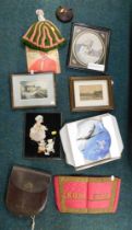 Pictures, prints and ephemera, comprising Lincoln Brayford black and white photograph, 19thC engravi