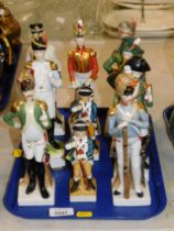 Continental soldier figures. (1 tray)