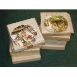 A group of Royal Doulton collectors plates.