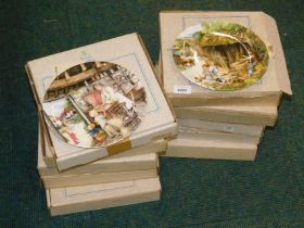 A group of Royal Doulton collectors plates.