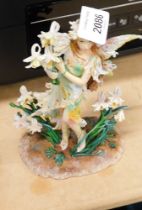 A Leonardo Collection Columbine Faerie figure, number 26/7200, 18cm high.