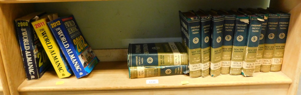 A group of Everyman's Encyclopedia, the 1958 edition, etc. (a quantity)