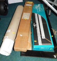 Various prints, set square, Logan compact mat cutter, etc. (a quantity)