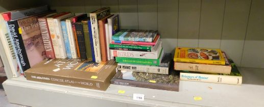 Hardback and paperback books, comprising David Attenborough The Trials of Life, The Times Concise At