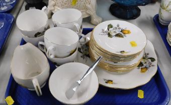 A Gainsborough part tea service. (1 tray)