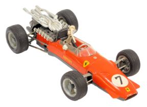 A Schuco Ferrari Formel II clockwork model F1 car, 1073, key present.