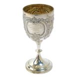 Motor Racing Interest. A silver plated trophy cup awarded to Raymond Mays, the circular bowl embosse