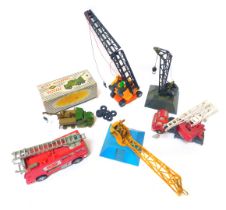 Diecast vehicles, to include Dinky Supertoys 661 Recovery Tractor, boxed, Merryweather Marquis Fire