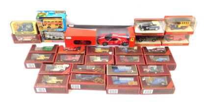 A group of Matchbox Models of Yesteryear, Pickford trucks, models, tankers, etc., and a Matchbox K15