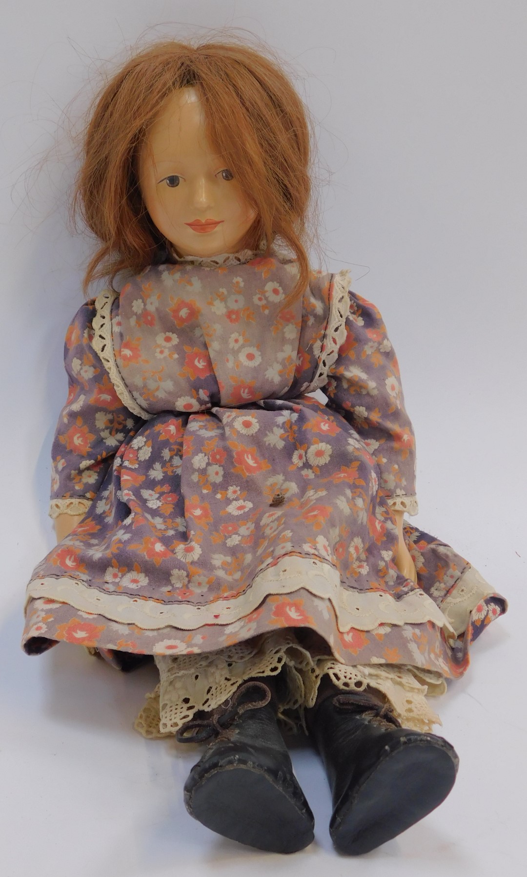 Various soft toys and dolls, to include ceramic headed Leonardo dolls, Palitoy doll's head, Pedigree - Image 6 of 9