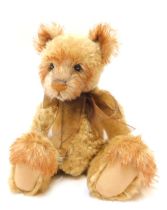 A Charlie Bears plush jointed Teddy bear, with two tone light brown colouring, bearing label, 34cm h