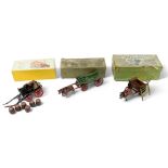 Britain's and other figures, including Home Farm Series Tumbrel number 4F, Miniature Models Brewers