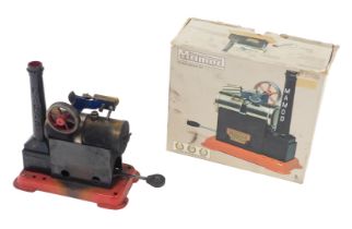 A Mamod steam engine SP1, boxed.